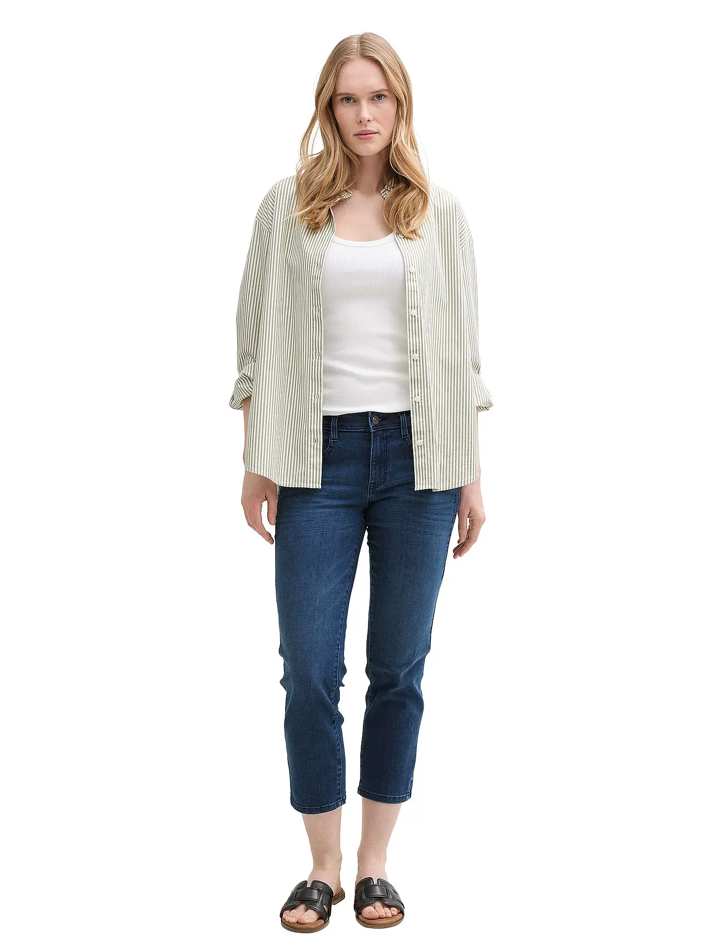 TOM TAILOR | Jeans Slim Fit 7/8 Alexa | blau